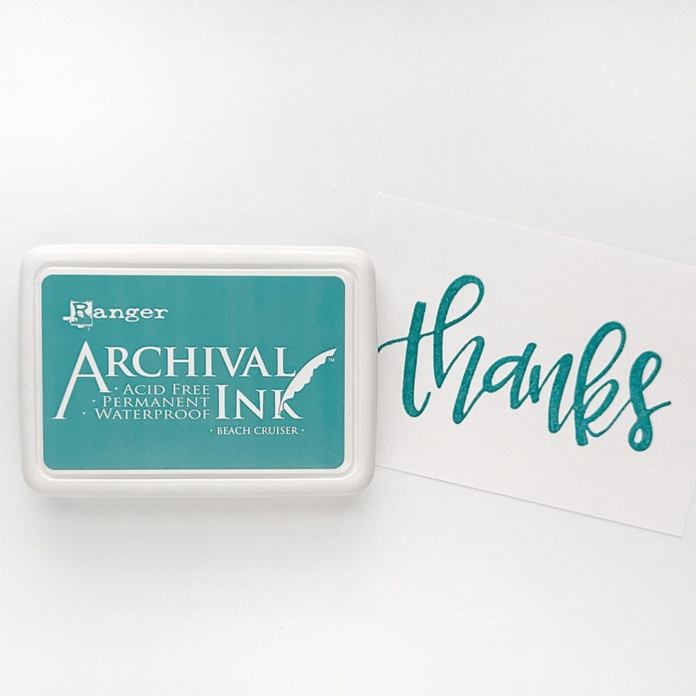 Ranger Archival 2.75"x4" Ink Pad - Beach Cruiser - The Merri Artist - merriartist.com