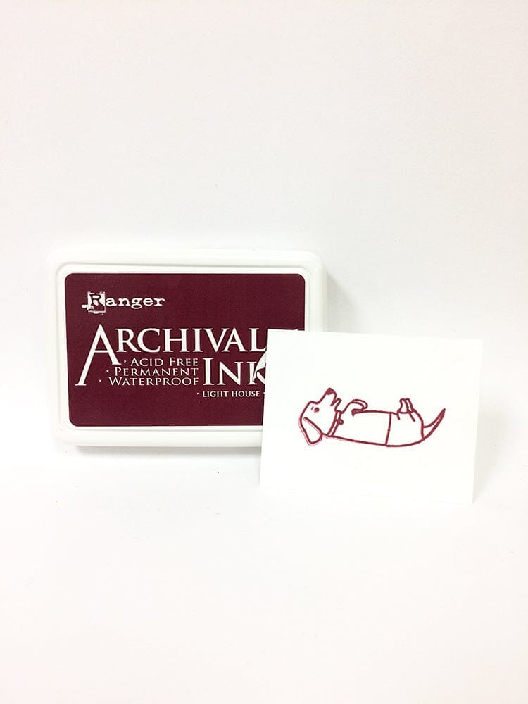 Ranger Archival 2.75"x4" Ink Pad - Light House - The Merri Artist - merriartist.com