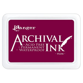 Ranger Archival 2.75"x4" Ink Pad - Plum - The Merri Artist - merriartist.com