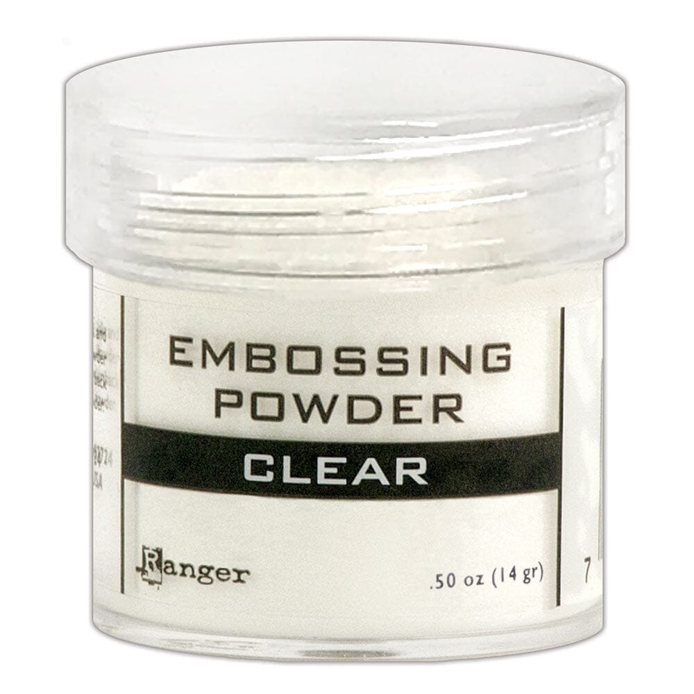 Ranger Embossing Powder 0.5 oz (14 gram) Clear - The Merri Artist - merriartist.com