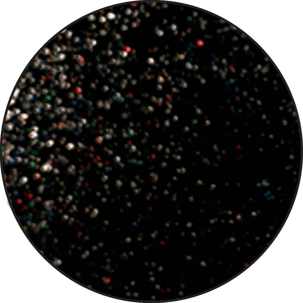 Ranger Embossing Powder 0.53 oz (15 gram) Black Sparkle - The Merri Artist - merriartist.com