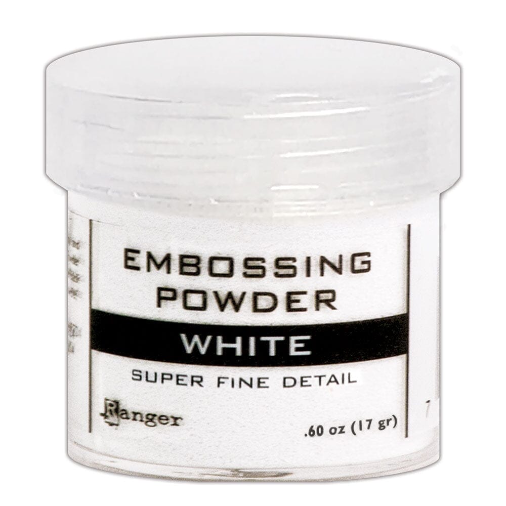 Ranger Embossing Powder 0.6 oz (17 gram) Super Fine Detail White - The Merri Artist - merriartist.com