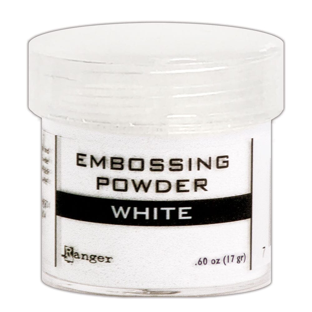 Ranger Embossing Powder 0.6 oz (17 gram) White - The Merri Artist - merriartist.com