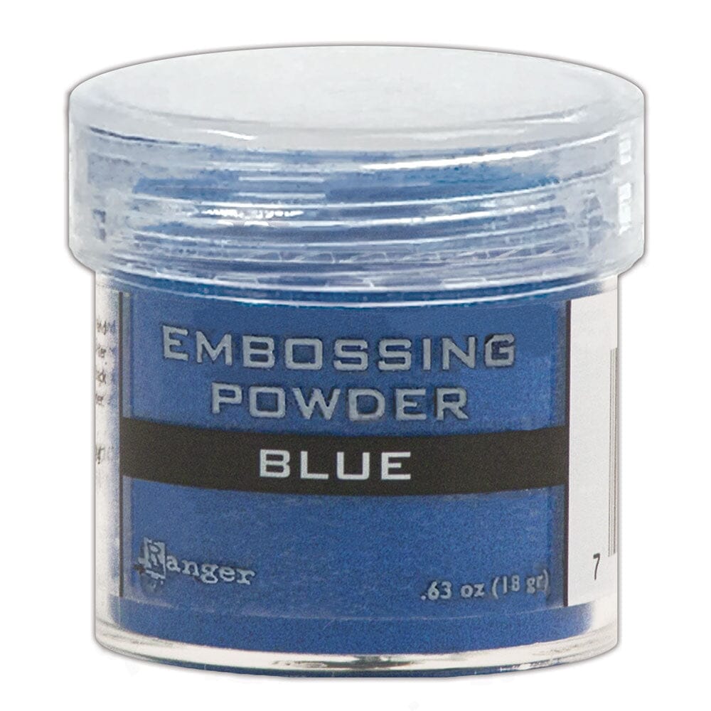 Ranger Embossing Powder 0.63 oz (18 gram) Blue - The Merri Artist - merriartist.com
