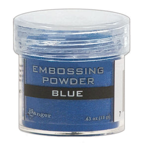 Ranger Embossing Powder 0.63 oz (18 gram) Blue - The Merri Artist - merriartist.com