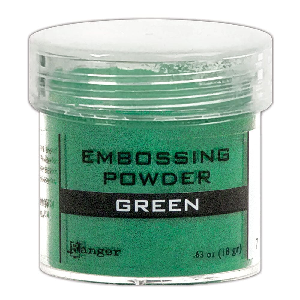 Ranger Embossing Powder 0.63 oz (18 gram) Green - The Merri Artist - merriartist.com