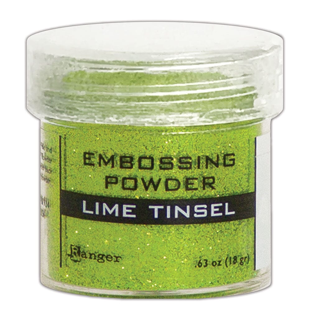 Ranger Embossing Powder 0.63 oz (18 gram) Lime Tinsel - The Merri Artist - merriartist.com