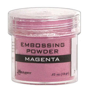 Ranger Embossing Powder 0.63 oz (18 gram) Magenta - The Merri Artist - merriartist.com