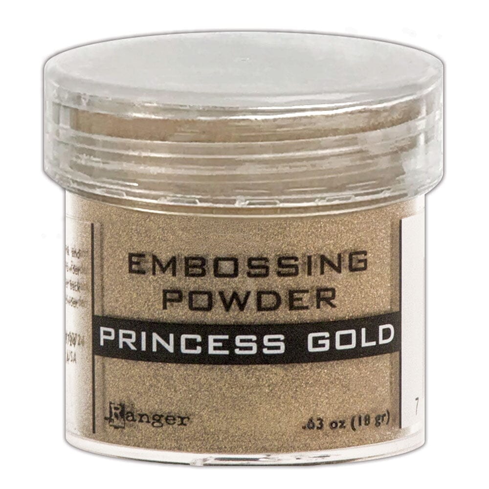 Ranger Embossing Powder 0.63 oz (18 gram) Princess Gold - The Merri Artist - merriartist.com