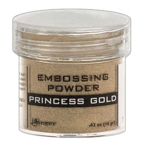 Ranger Embossing Powder 0.63 oz (18 gram) Princess Gold - The Merri Artist - merriartist.com