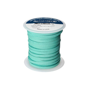 Realeather - 1/8" Deerskin Lace, 50 ft - Red - The Merri Artist - merriartist.com