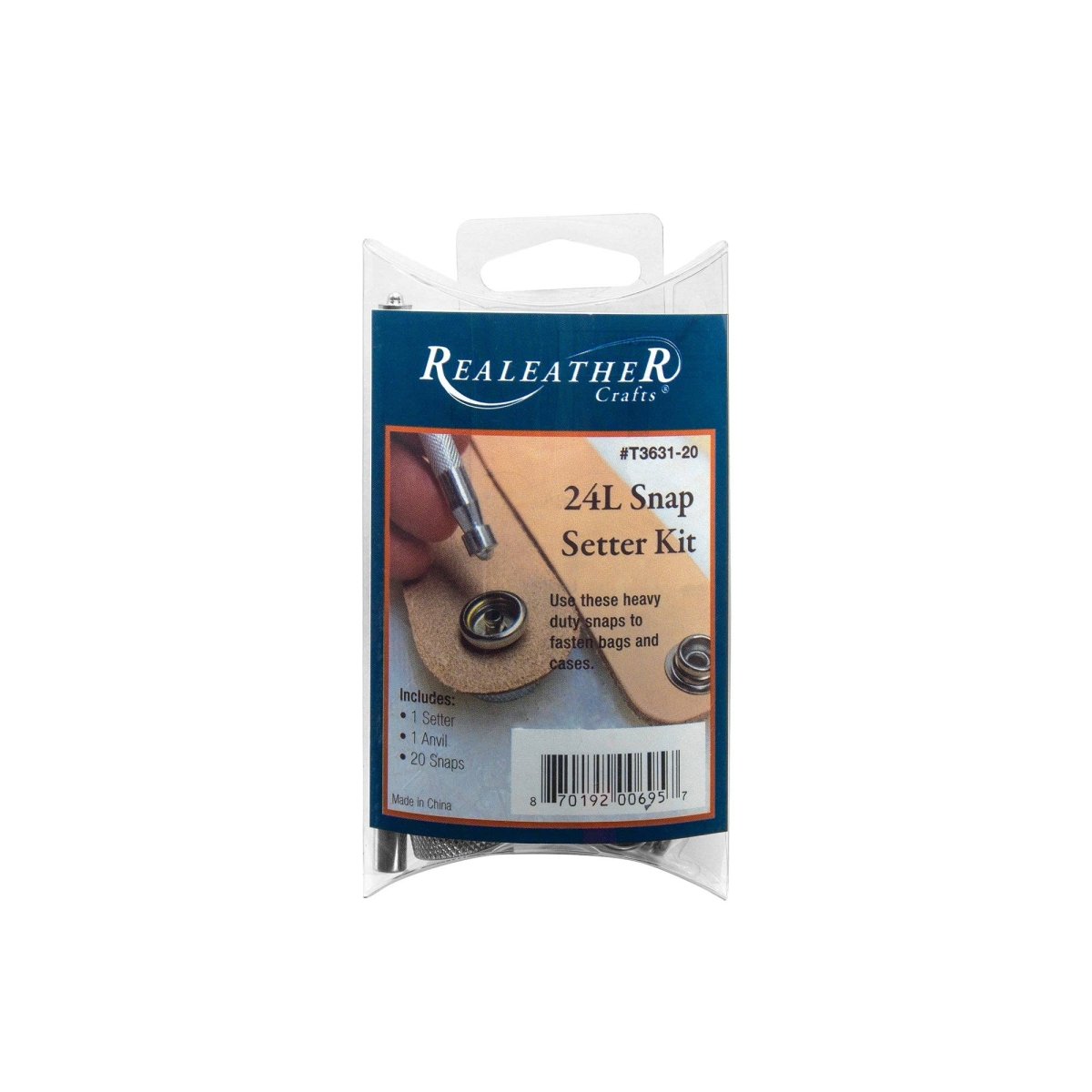 Realeather - 24L Snap & Setter Kits - The Merri Artist - merriartist.com
