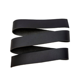 Realeather - Belt Straps - Black Chopper - The Merri Artist - merriartist.com