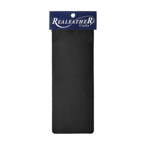 Realeather - Deertan Leather Trim, 9" x 3" - Black - The Merri Artist - merriartist.com