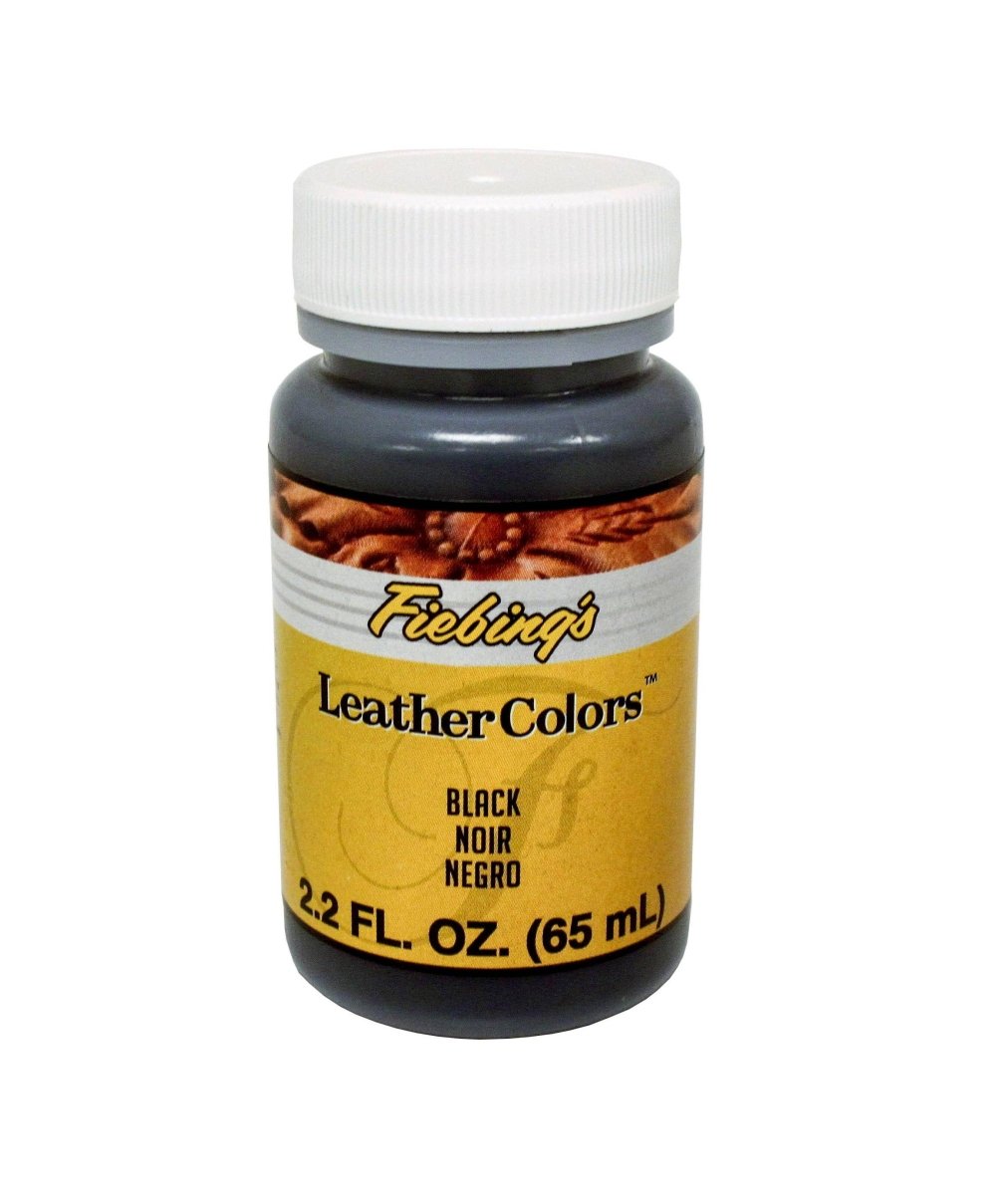 Realeather - Fiebings Leather Dye 2 oz Bottle - Black / 2 oz. - The Merri Artist - merriartist.com