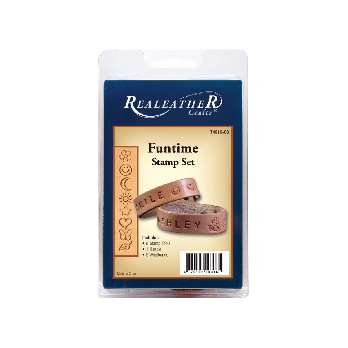 Realeather - Funtime Stamp Set & Bracelets - The Merri Artist - merriartist.com