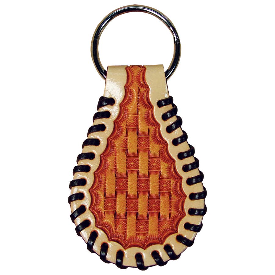 Realeather - Laced Key Fob Kit - The Merri Artist - merriartist.com