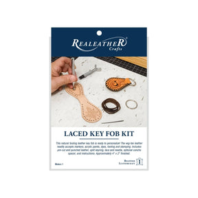 Realeather - Laced Key Fob Kit - The Merri Artist - merriartist.com
