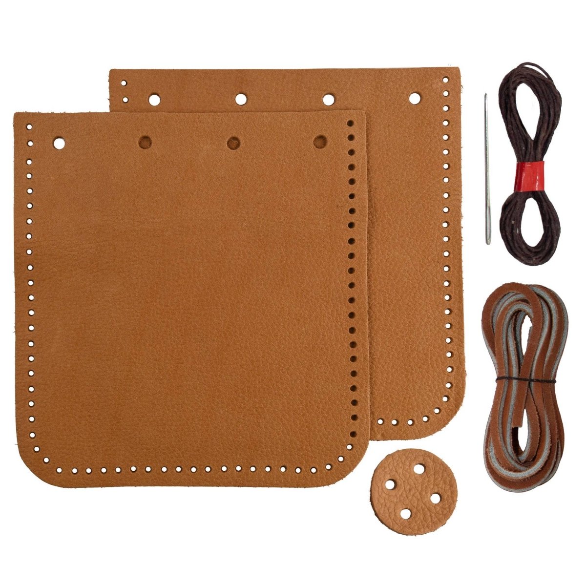 Realeather - Leather Bag Kit - Golden Tan - The Merri Artist - merriartist.com