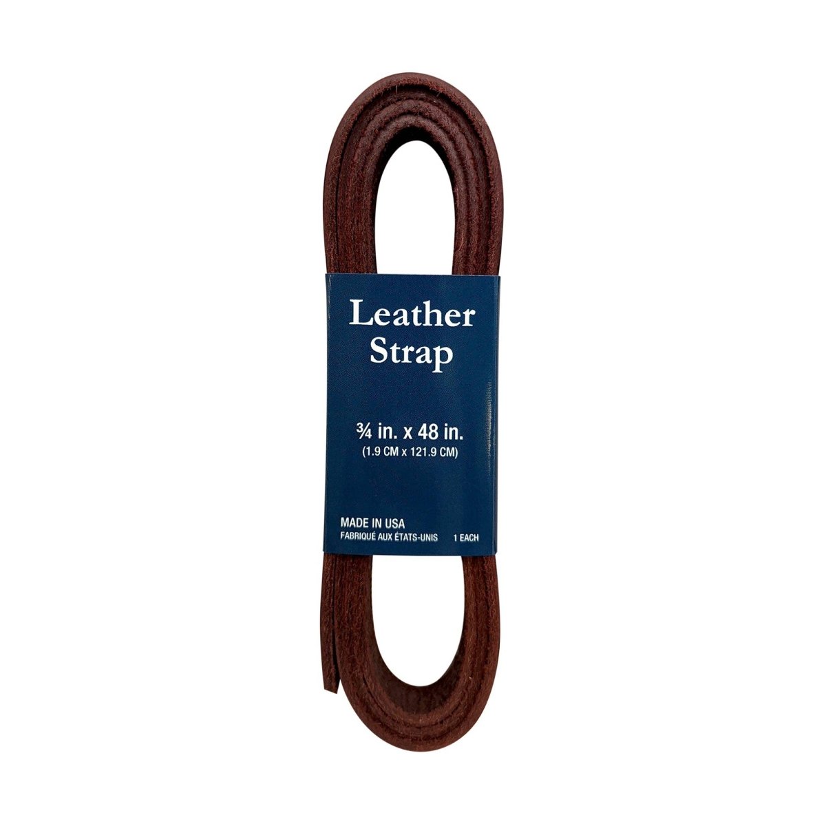 Realeather - Leather Strap, 3/4" x 48" - Burgundy - The Merri Artist - merriartist.com