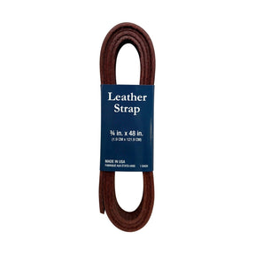 Realeather - Leather Strap, 3/4" x 48" - Dark Acorn - The Merri Artist - merriartist.com