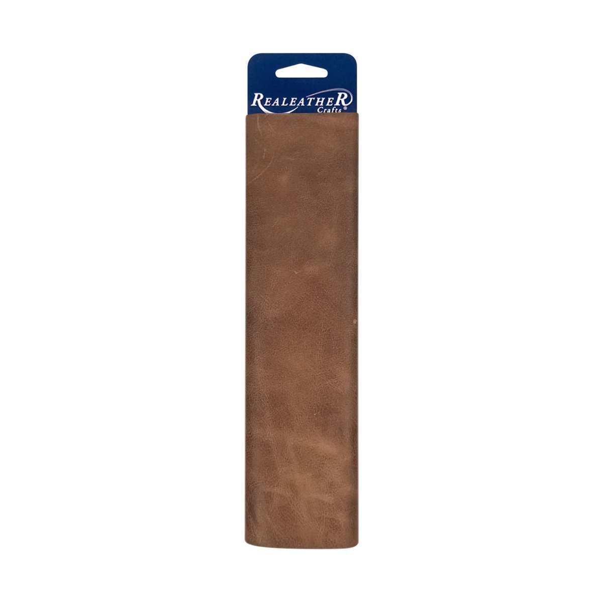 Realeather - Leather Trim Piece, 8.5" x 11", Bomber - Amsterdam Brown - The Merri Artist - merriartist.com