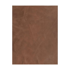 Realeather - Leather Trim Piece, 8.5" x 11", Bomber - Bomber Brown - The Merri Artist - merriartist.com