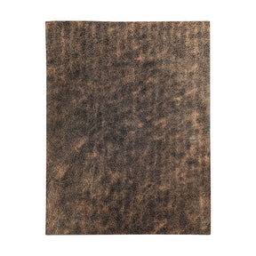 Realeather - Leather Trim Piece, 8.5" x 11", Bomber - Bomber Brown - The Merri Artist - merriartist.com
