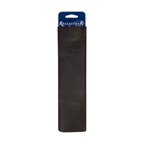 Realeather - Leather Trim Piece, 8.5" x 11", Bomber - Grizzly Black - The Merri Artist - merriartist.com