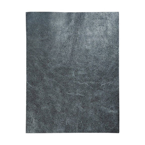Realeather - Leather Trim Piece, 8.5" x 11", Bomber - Grizzly Black - The Merri Artist - merriartist.com