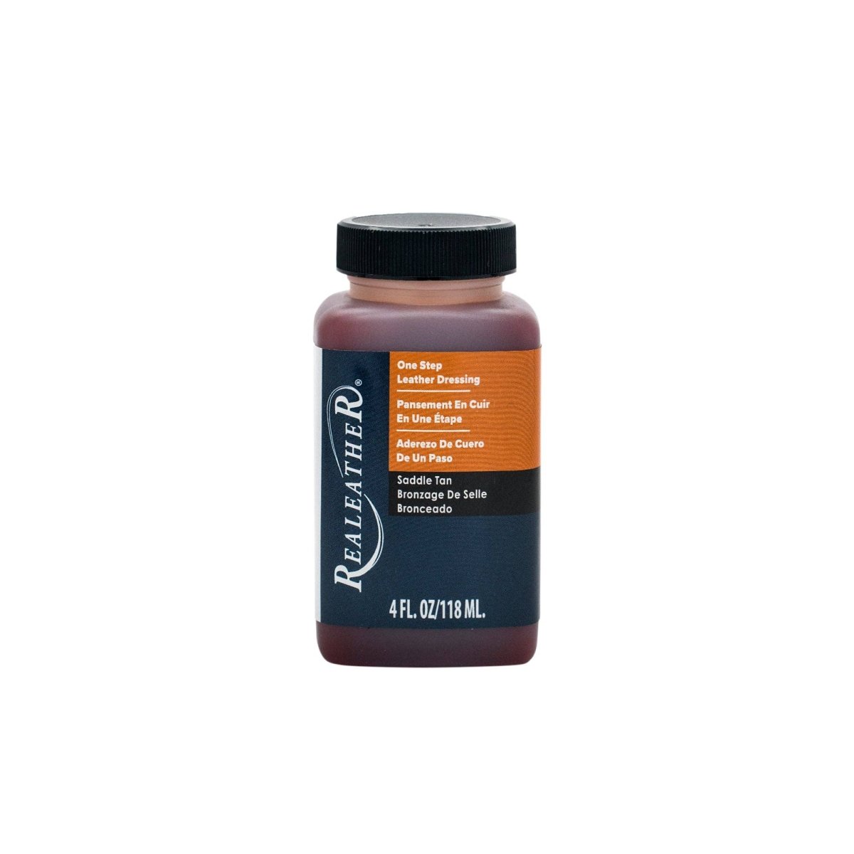 Realeather - One Step Leather Dressing - Saddle Tan / 4 oz. - The Merri Artist - merriartist.com