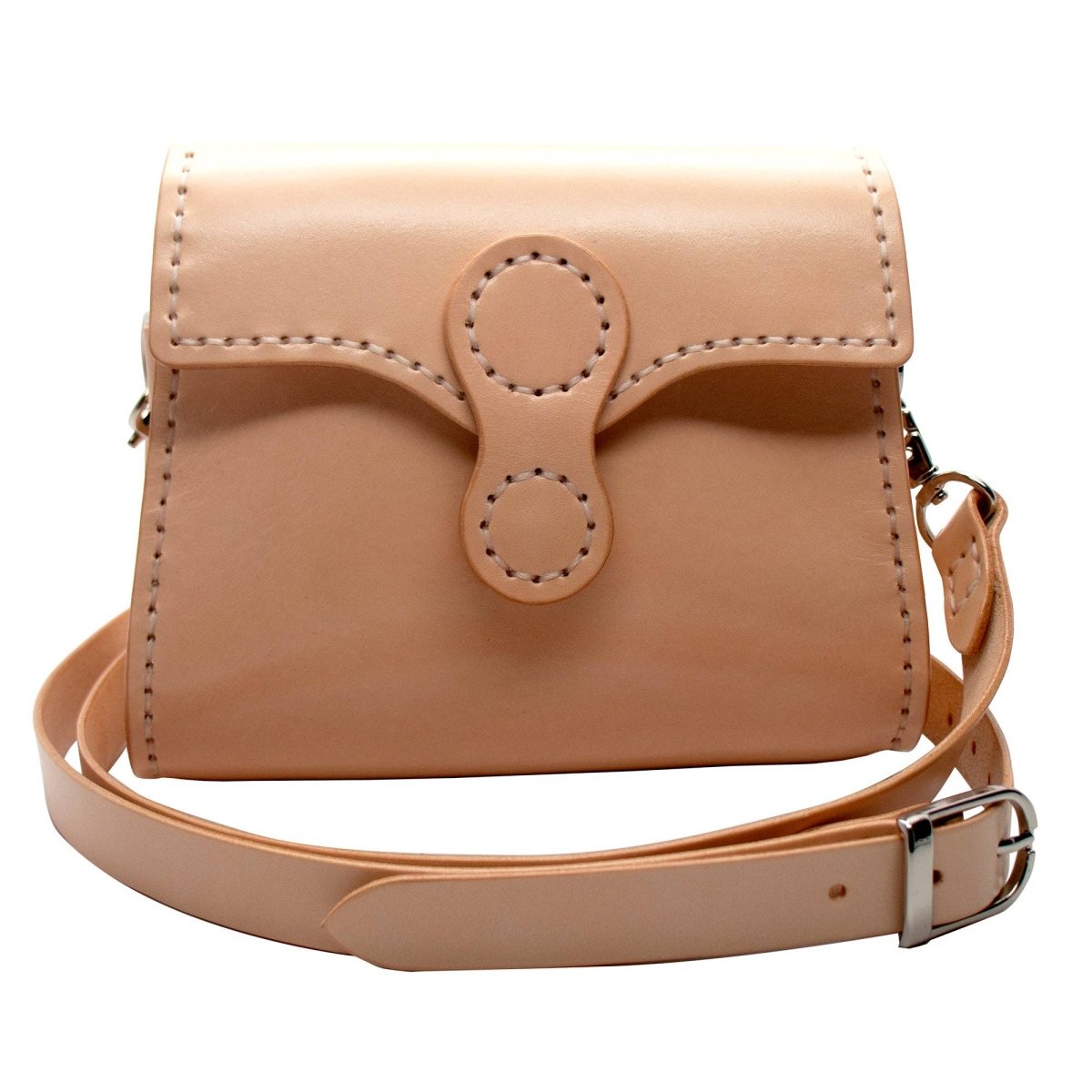 Realeather - Silver Edition, Derby Shoulder Bag Kit - Natural - The Merri Artist - merriartist.com