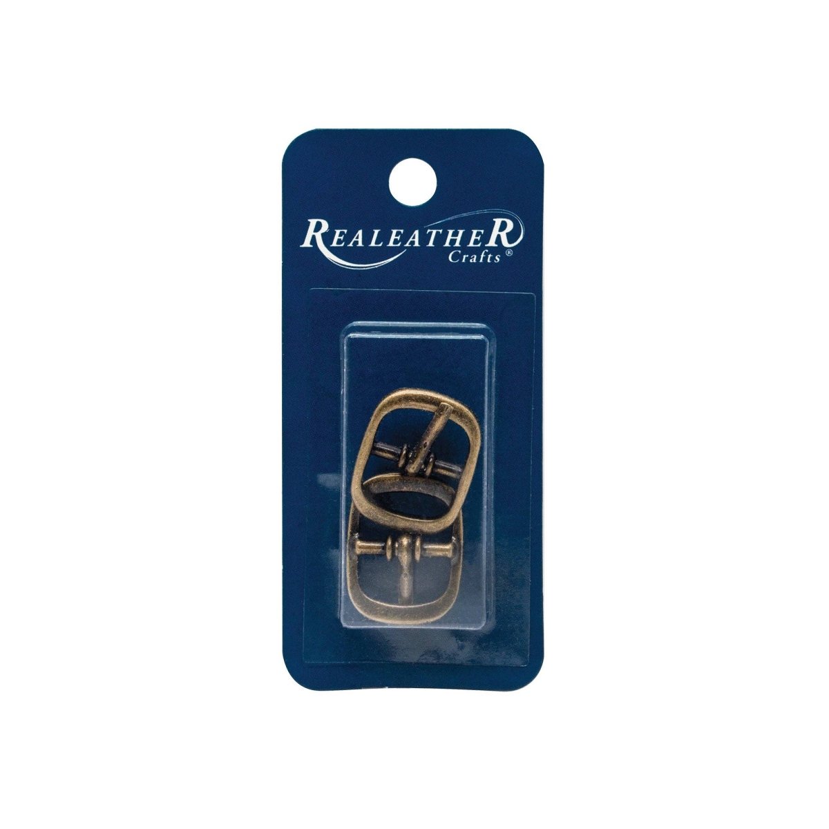 Realeather - Strap Buckles - Antique Brass, 1/2" - The Merri Artist - merriartist.com