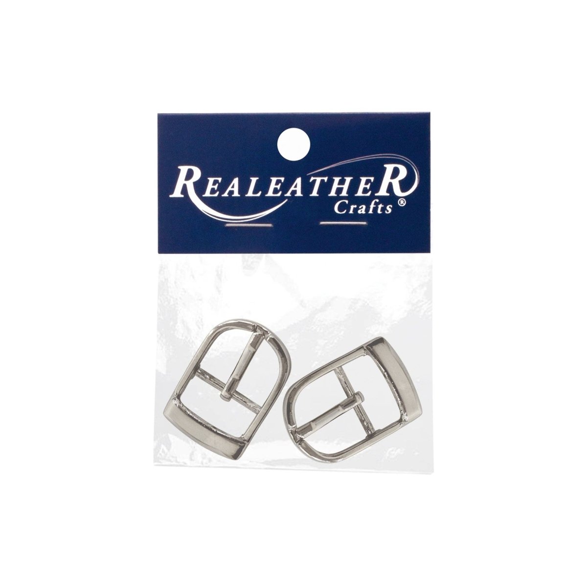 Realeather - Strap Buckles - Nickle, 3/4" - The Merri Artist - merriartist.com