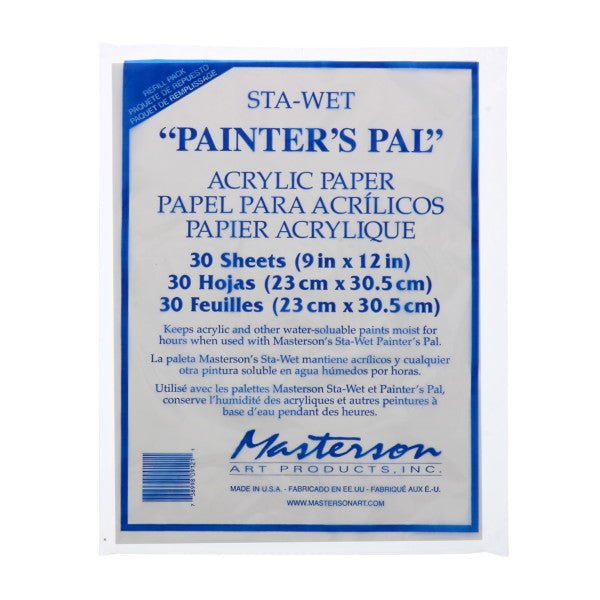 Replacement papers for Masterson #912 Painters Pal (9x12 inch) - 30 Sheets - The Merri Artist - merriartist.com