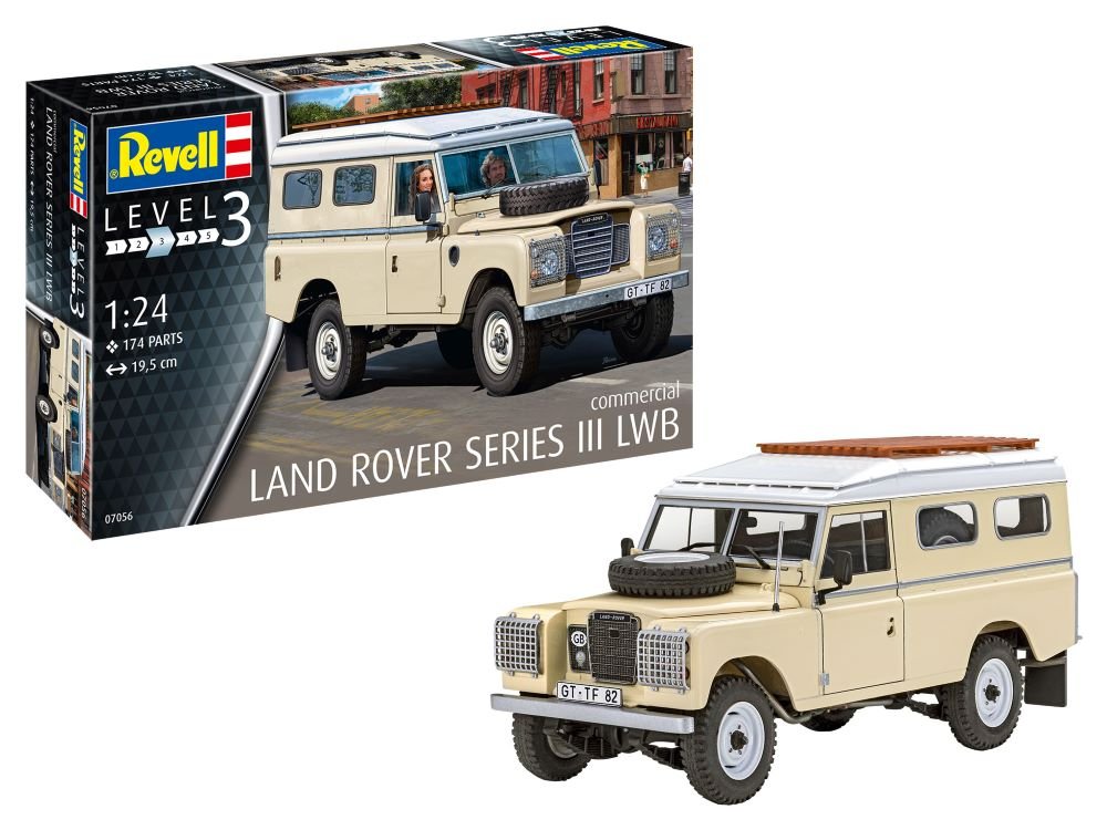 Revell Germany 1/24 Land Rover Series III LWB Commercial - The Merri Artist - merriartist.com