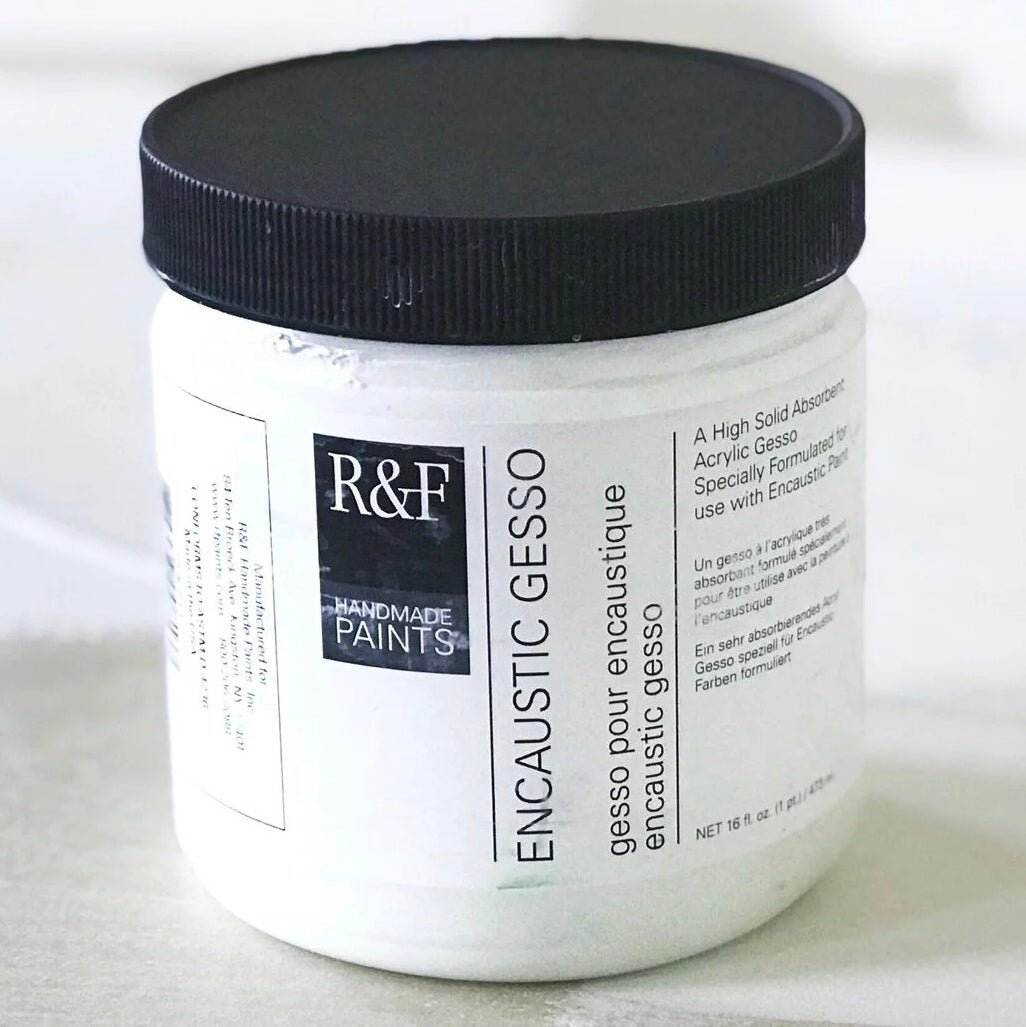 R&F Encaustic Gesso 16oz (pint) - The Merri Artist - merriartist.com