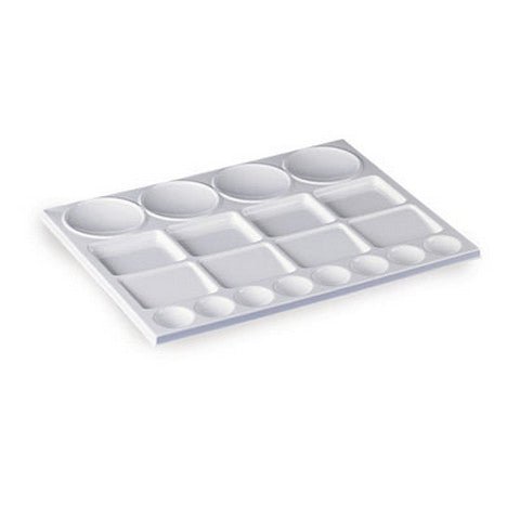 Richeson Plastic Palette - Large Plastic 20 Well Painting Tray - The Merri Artist - merriartist.com