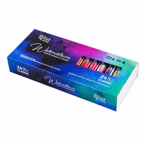 ROSA Gallery Artists' Watercolor Set Classic - 24x10 ml Tubes | Premium Watercolours in Cardboard Box (Copy) - The Merri Artist - merriartist.com