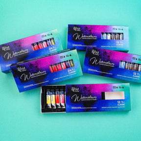 ROSA Gallery Artists' Watercolor Set Classic - 24x10 ml Tubes | Premium Watercolours in Cardboard Box (Copy) - The Merri Artist - merriartist.com