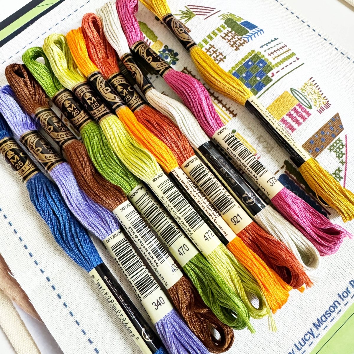 Rosanna Diggs Embroidery - August in the Garden - Advanced Embroidery Kit - The Merri Artist - merriartist.com