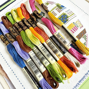 Rosanna Diggs Embroidery - August in the Garden - Advanced Embroidery Kit - The Merri Artist - merriartist.com