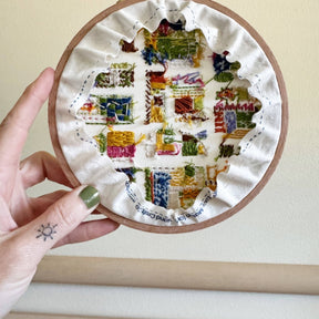 Rosanna Diggs Embroidery - August in the Garden - Advanced Embroidery Kit - The Merri Artist - merriartist.com