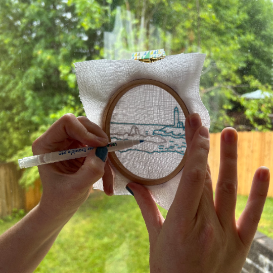Rosanna Diggs Embroidery - DIY Embroidery Kit, California Poppies - The Merri Artist - merriartist.com