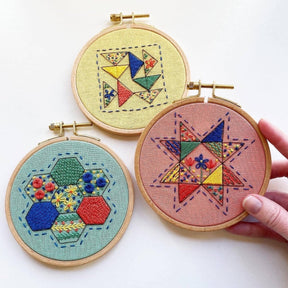 Rosanna Diggs Embroidery - Seeing Starflowers Embroidery Kit for Beginners - The Merri Artist - merriartist.com