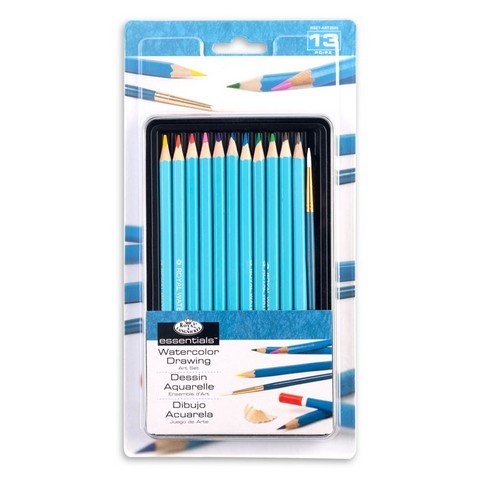 Royal Brush Watercolor Pencil Small Tin Set - 12 Pieces - The Merri Artist - merriartist.com