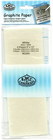 Royal & Langnickel White Transfer Paper - 9"X13" 4 Pack - The Merri Artist - merriartist.com