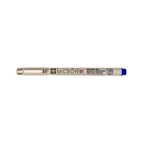 Sakura Micron 01 Pen 0.25MM - Royal Blue - The Merri Artist - merriartist.com