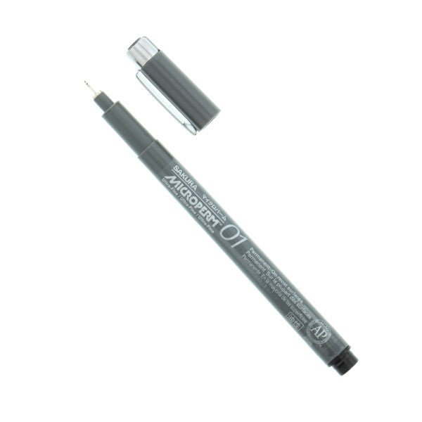 Sakura Microperm Pen 0.25mm - Black - The Merri Artist - merriartist.com