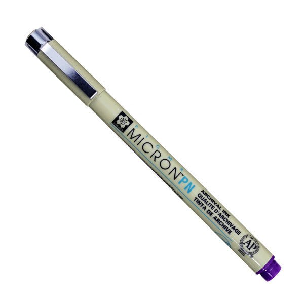 Sakura Pigma Micron PN Plastic Nib Pen Purple - The Merri Artist - merriartist.com